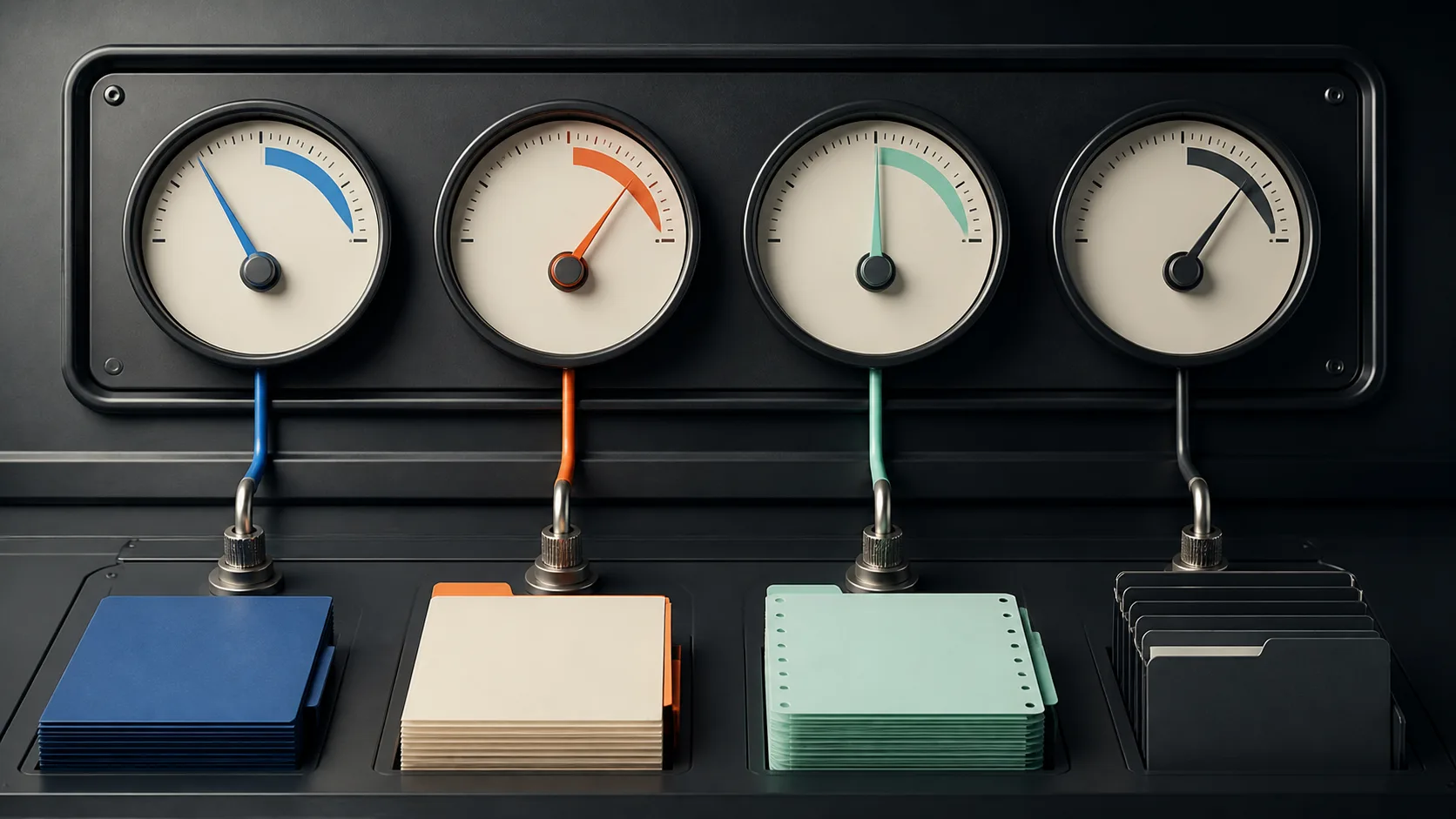 A focused business dashboard highlighting a few actionable metrics