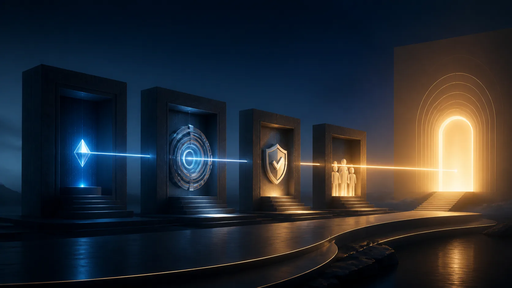 A focused landing page guiding visitors from promise to proof and action